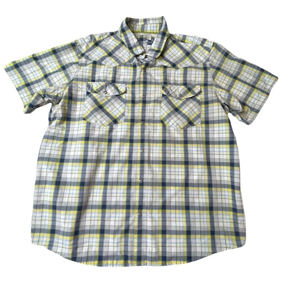 Magellan Outdoors Adventure Gear Magwick Vented Fishing Shirt‎ Size 2XL Plaid